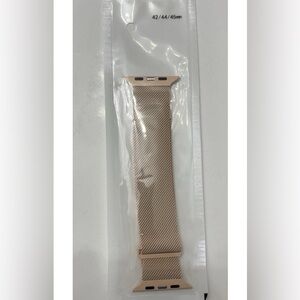 Beige Mesh Watch Band 42/44/45mm